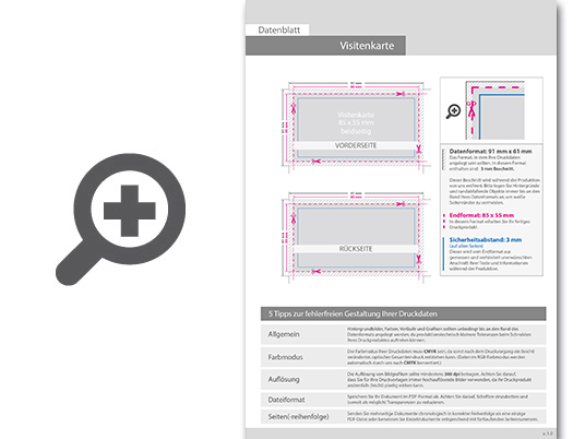 Product Bild visitenkarten_quer_5_5_farbig_85_x_55_mm_mit_beidseitig_partieller_uv-lackierung___beidseitig_bedruckt_(cmyk_4-farbig_+_1_silber-sonderfarbe)